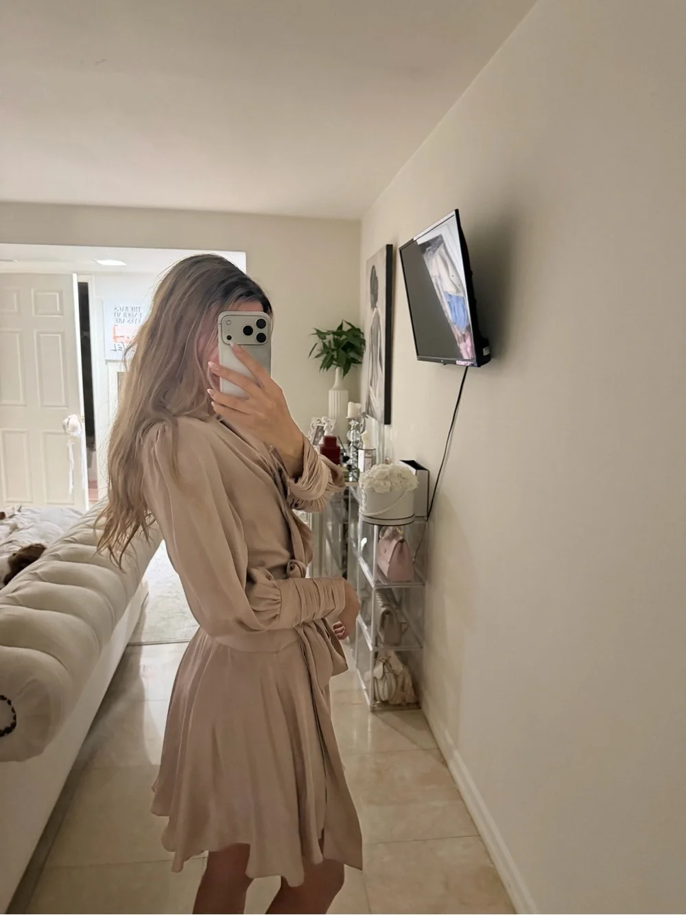 Zimmermann silk wrap dress